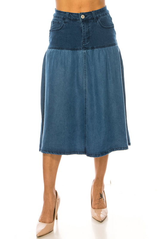 The Lucia Midi Skirt