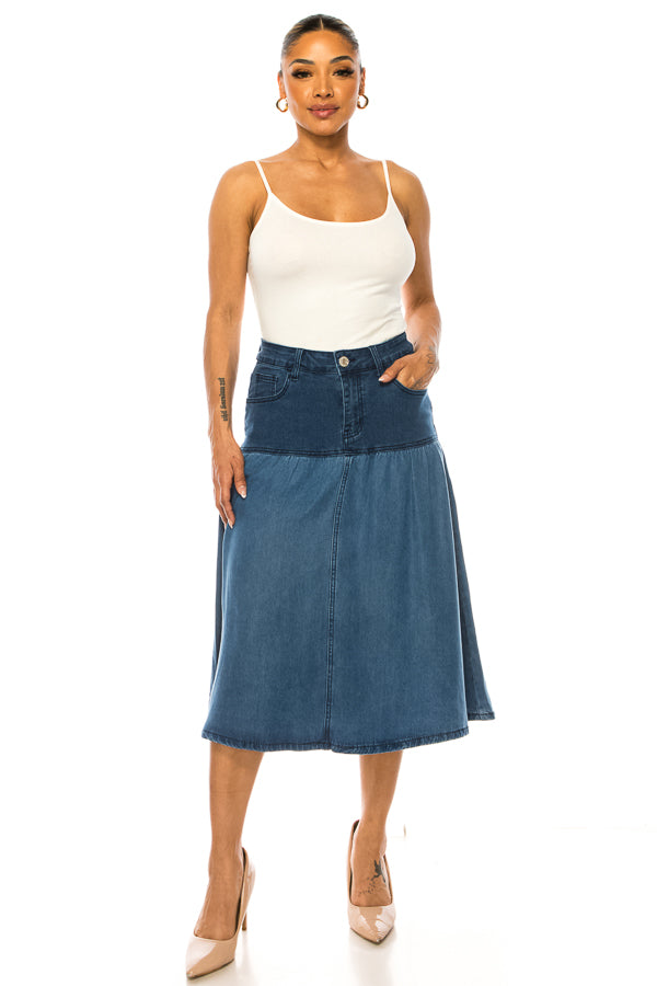 The Lucia Midi Skirt